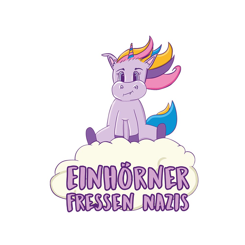 Tasse »Einhörner fressen Nazis«