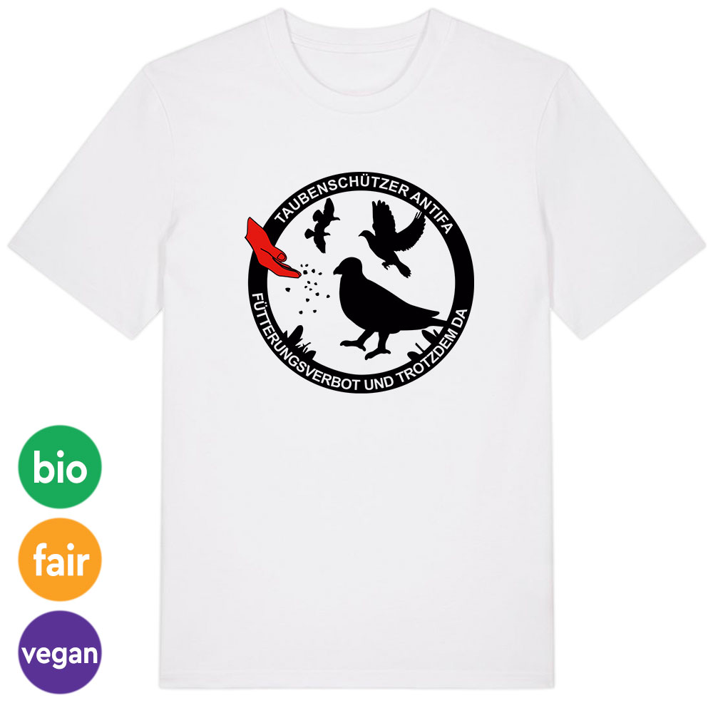 T-Shirt »Taubenschützer Antifa«